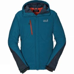 Jack Wolfskin Mens Troposphere Down Fibre O2+ Jacket Moroccan Blue